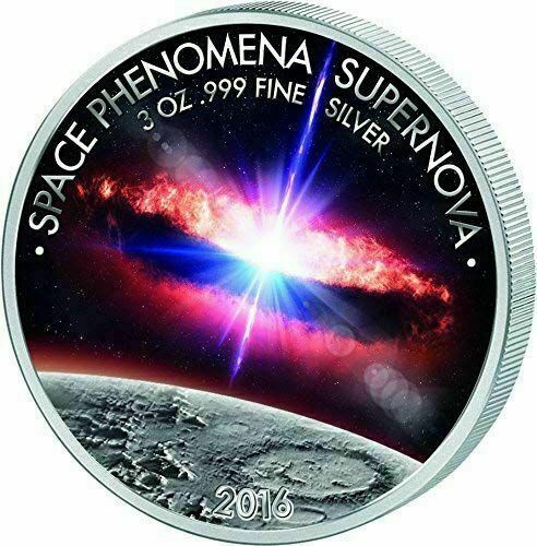 Read more about the article Benin 2016 1500 Francs SPACE PHENOMENA SUPERNOVA 3oz Silver Coin