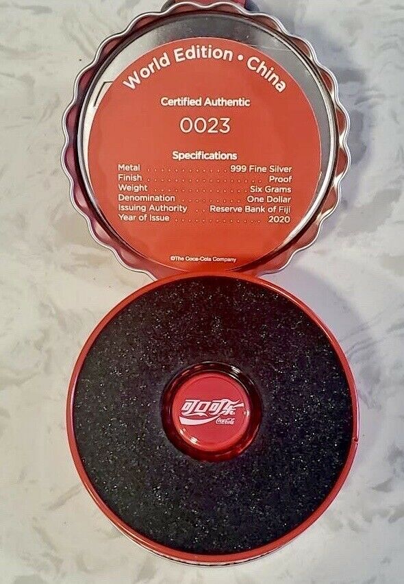 Read more about the article 2020 COCA COLA SILVER CHINA Bottle Cap – Fiji Islands Coin- World Edition