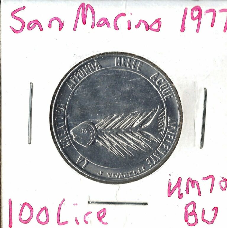 Read more about the article Coin San Marino 100 Lire 1977 KM70  combined shipping
