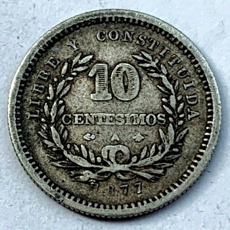 Read more about the article URUGUAY SILVER 10 CENTIMOS 1877