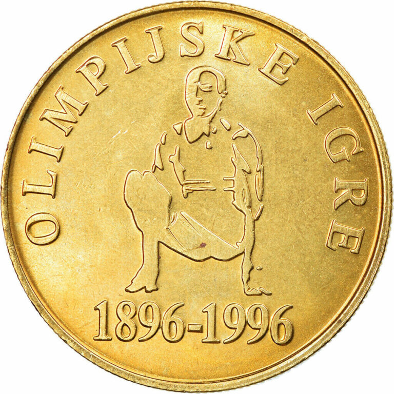 Read more about the article [#915845] Coin  Slovenia  5 Tolarjev  1996  MS  Nickel-brass  KM:33