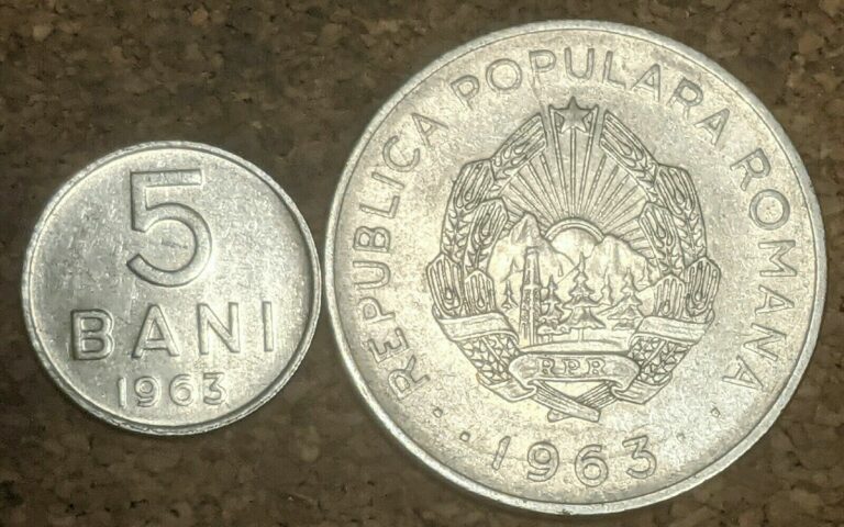 Read more about the article Romania 5 Bani and 3 Lei 1963 Coins
