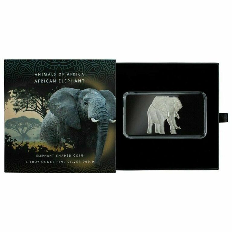 Read more about the article 2021 PAMP Solomon Islands Animals of Africa: Elephant 1oz .999 Silver Coin