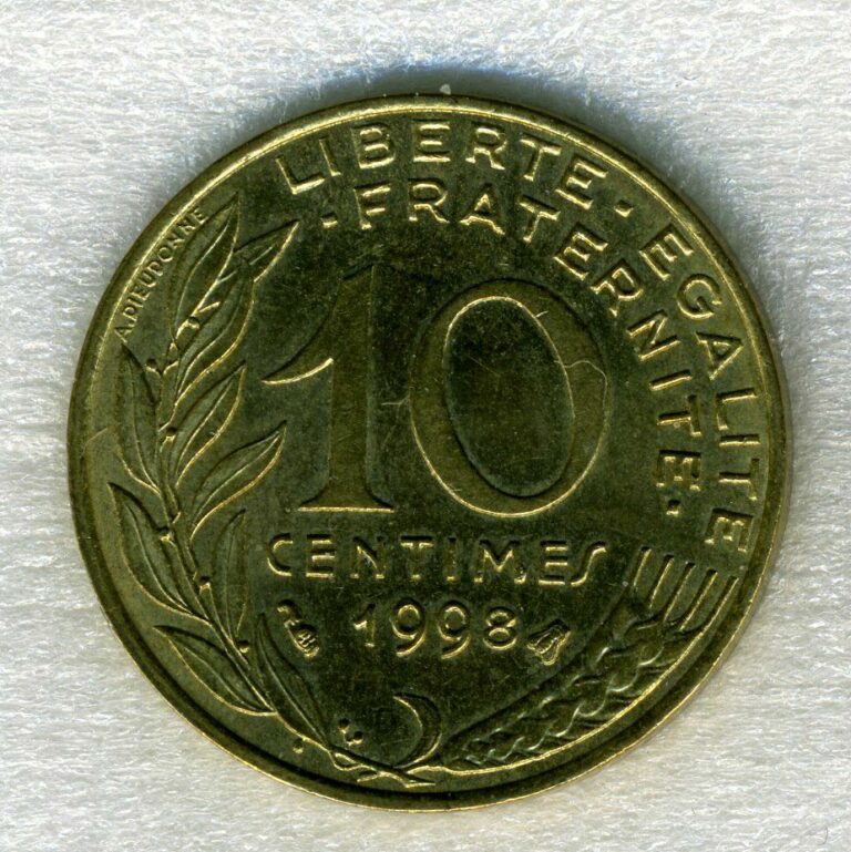 Read more about the article France 10 Centimes 1998 – Coin – .99c flat shipping