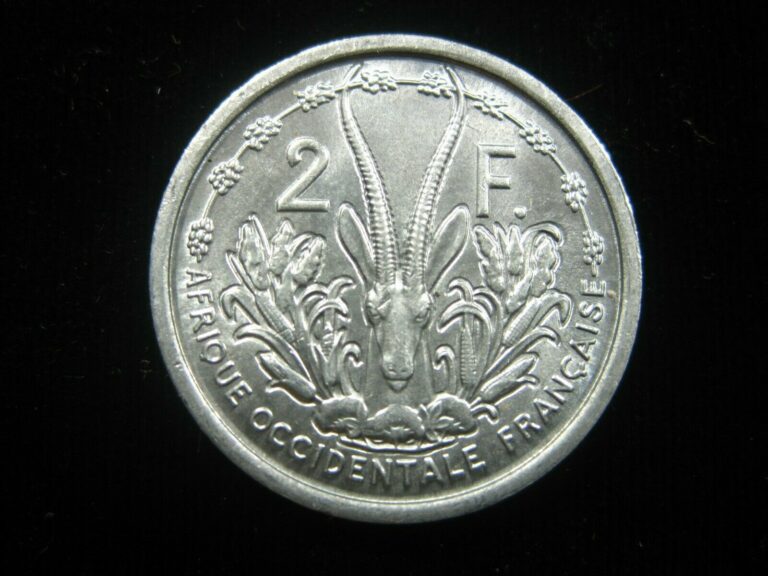 Read more about the article FRANCE EQUATORIAL AFRICA 2 FRANCS 1948 UNC 3844# MONEY COIN