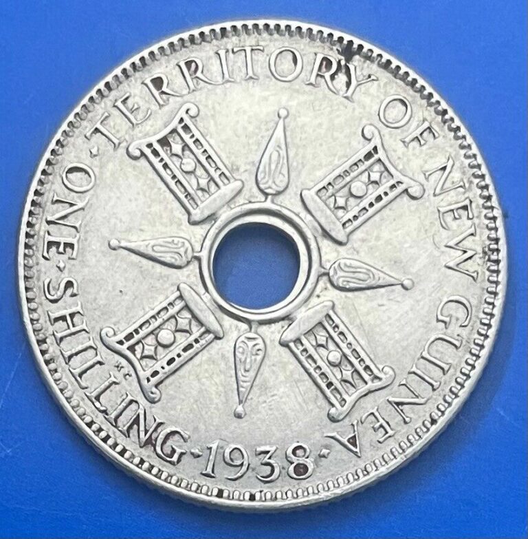 Read more about the article 1938 Papua New Guinea Shilling.. 92.5% Silver Coin