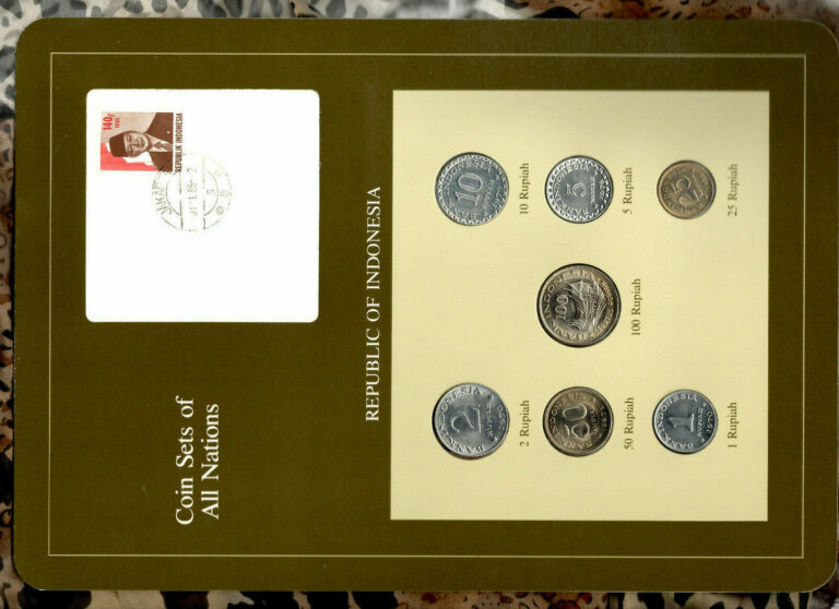 Read more about the article Coin Sets of All Nations Indonesia w/card 1970-1979 UNC 100 Rupiah 1978