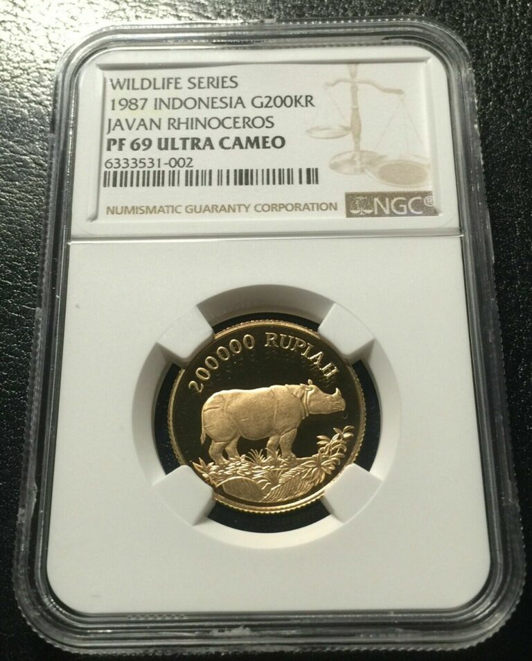 Read more about the article Indonesia 1987 Gold NGC PF69UC