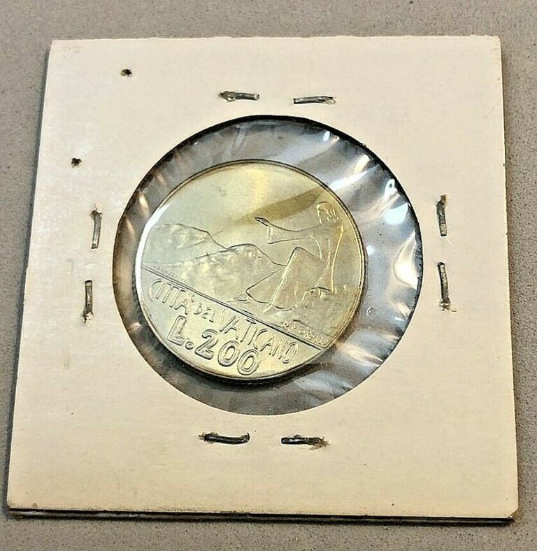 Read more about the article VTG 1978 VATICAN CITY 200 Lire Coin Pope Paul VI ***low mintage