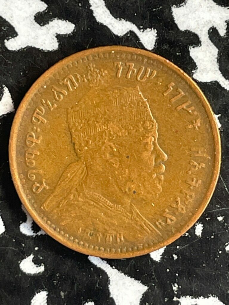 Read more about the article EE 1889 (1897) Ethiopia 1/32 Birr Lot#W0339