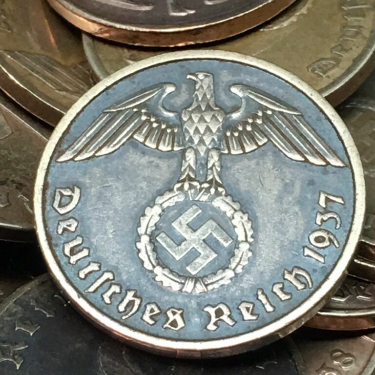 Read more about the article Rare WW2 Third Reich Bronze 2 RP Reichspfennig Coin Buy 3 Get 1 Free