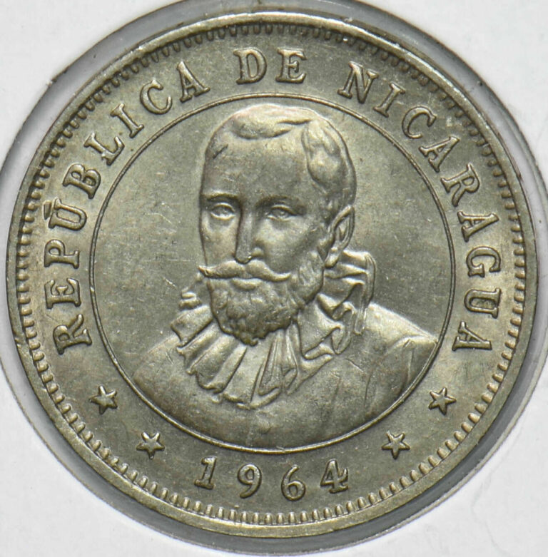 Read more about the article Nicaragua 1964 25 Centavos 192304 combine shipping