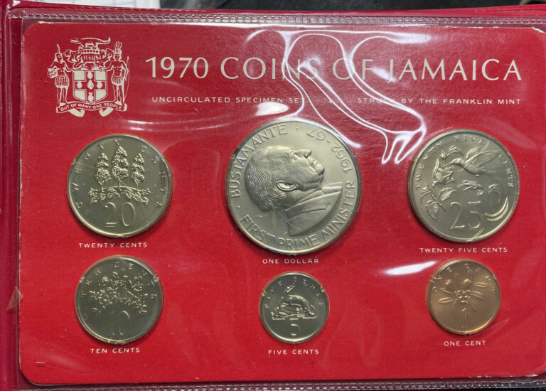 Read more about the article Jamaica 1970 Uncirculated Specimen Set – 6 Coins