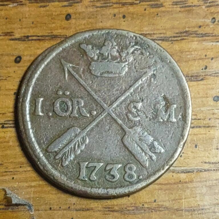 Read more about the article Coin Sweden 1 Ore S. M. 1738 X44