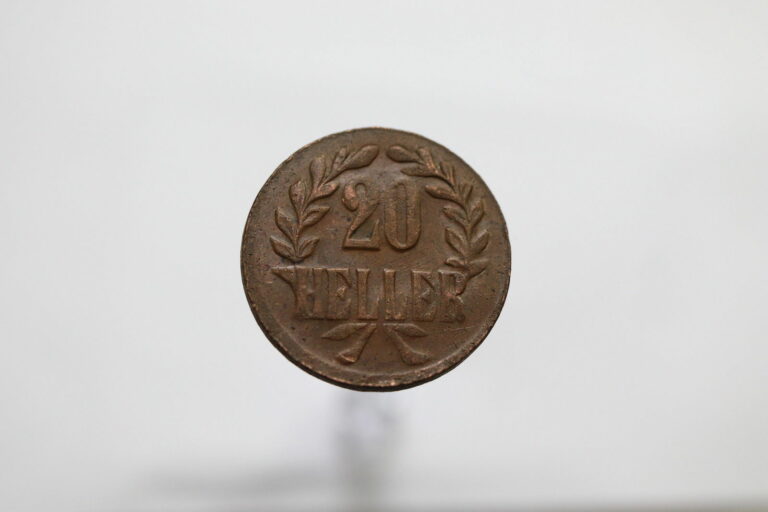 Read more about the article German East Africa 1916 – 20 Heller – Tabora Emergency Coin B11 #HZ4452