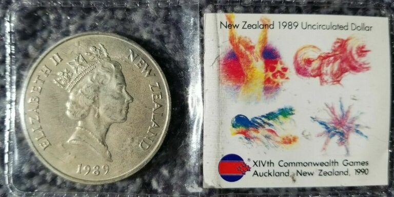 Read more about the article New Zealand 1989 Uncirculated Dollar – Weightlifter