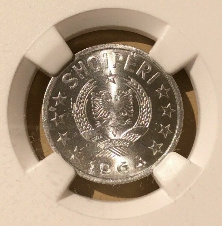 Read more about the article 1964 ALBANIA 10 QINDARKA NGC MS 63