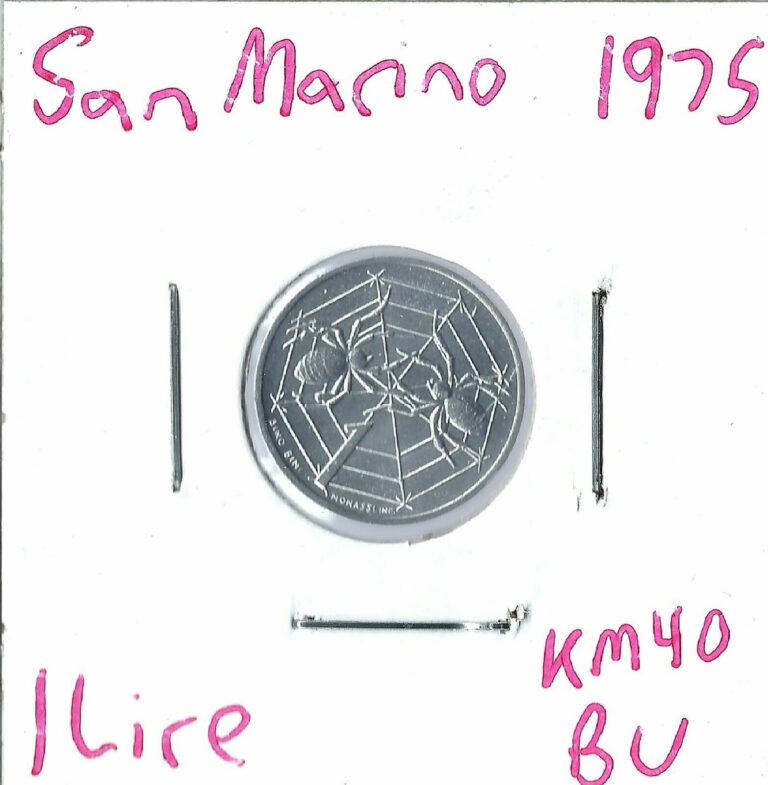 Read more about the article Coin San Marino 1 Lira 1975 KM40  combined shipping