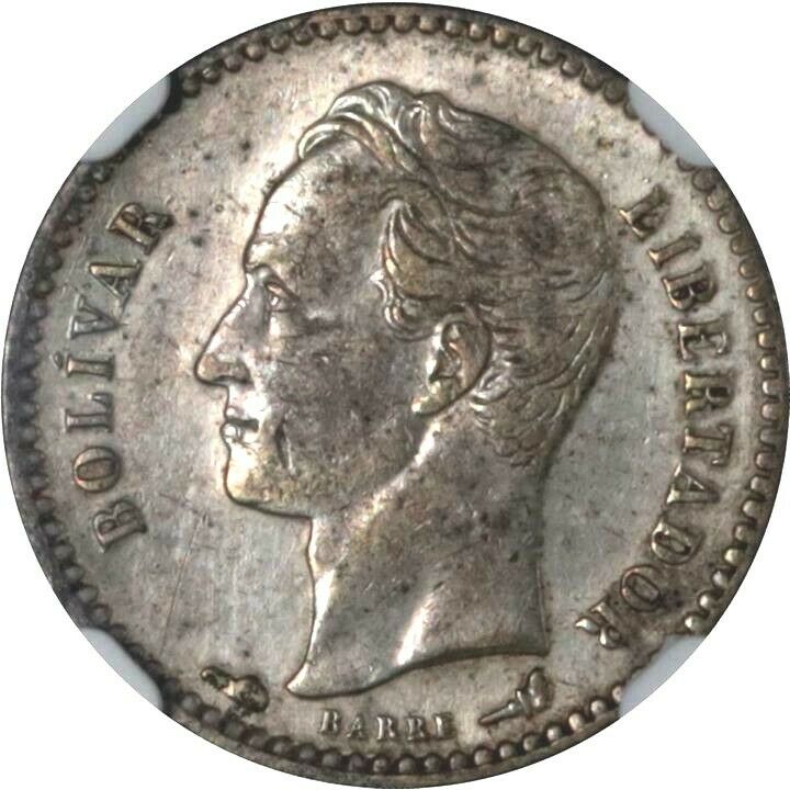 Read more about the article 1911 Venezuela 1/2 Bolivar  50 Centimos  NGC XF Details – Cleaned  Rare Date