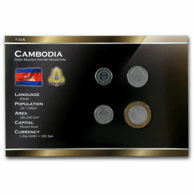Read more about the article 1994 Cambodia 50-500 Riels Coin Set Unc – SKU #87187