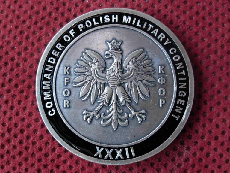 Read more about the article KOSOVO – KFOR – COMMANDER OF POLISH MILITARY CONTIGENT – 1st MECHANIZED BAT COIN