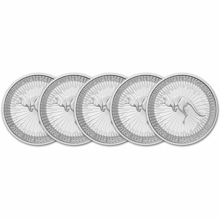 Read more about the article 2022 P Australia Silver Kangaroo 1 oz $1 BU – Five 5 Coins