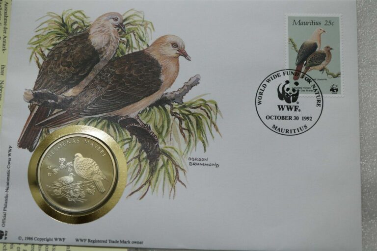 Read more about the article MAURITIUS NESOENAS WWF COIN COVER B39 #147