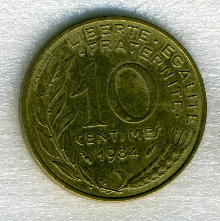 Read more about the article France 10 Centimes 1984 – Coin – .99c flat shipping