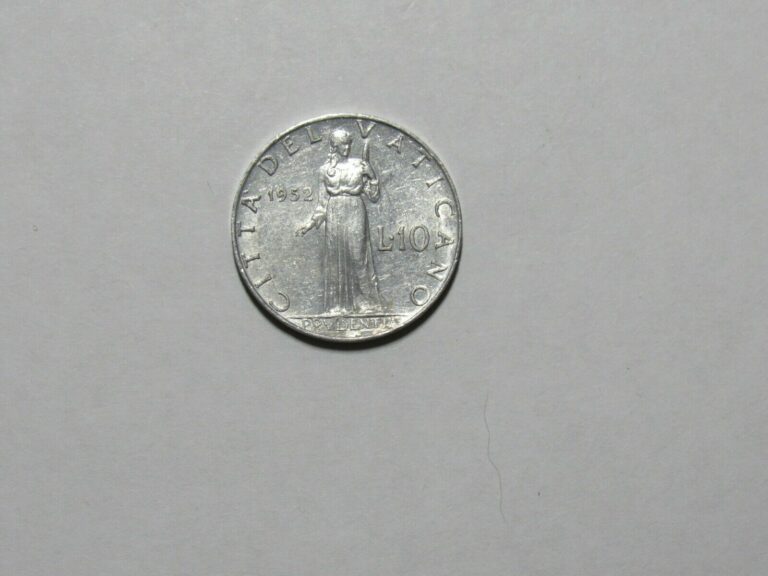 Read more about the article Old Vatican City Coin – 1952 10 Lire – Circulated