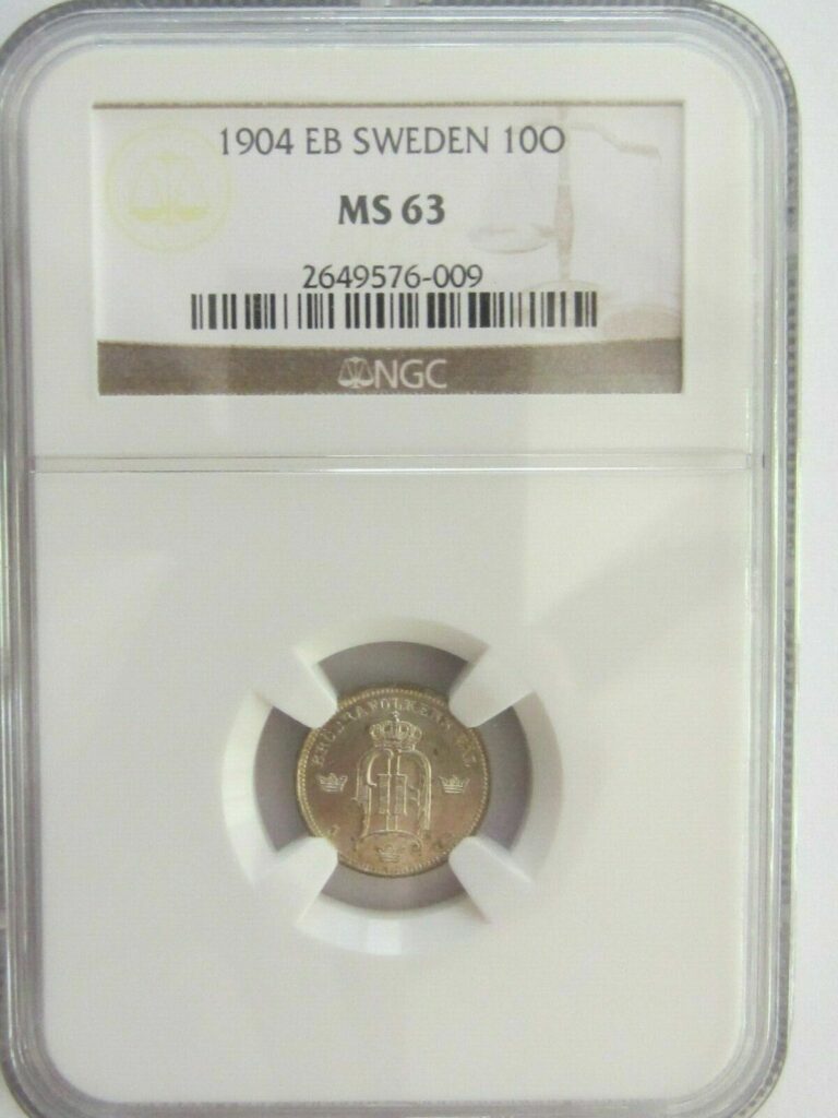 Read more about the article Sweden Silver 1904 10 Ore – MS63