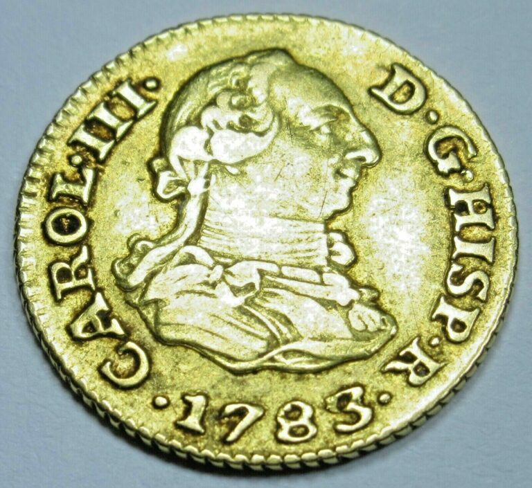 Read more about the article Authentic 1783 Spanish Gold 1/2 Escudo Old Antique Pirate Doubloon Treasure Coin