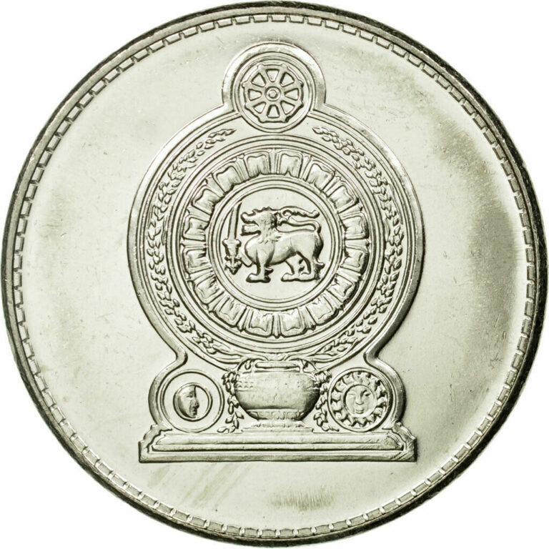 Read more about the article [#445366] Coin  Sri Lanka  Rupee  1996  AU  Nickel Clad Steel  KM:136a