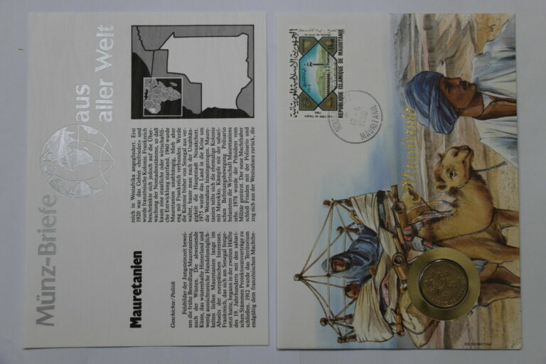 Read more about the article MAURITANIA 5 OUGUIYA 1990 COIN COVER A98 – 58