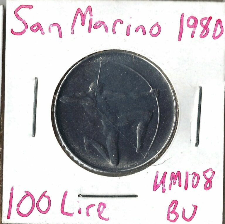 Read more about the article Coin San Marino 100 Lire 1980 KM108  combined shipping