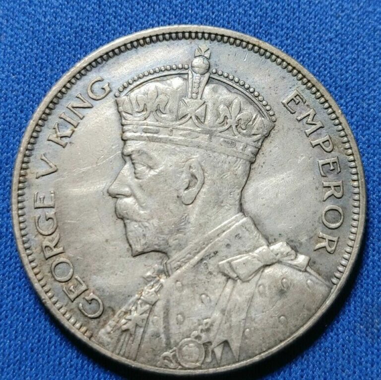 Read more about the article Big Silver New Zealand 1934 Half Crown~King George V