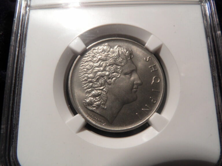 Read more about the article Spectacular Rare Grade 1926R Albanian Lek Joint Highest Graded- NGC Cert-MS67!!!