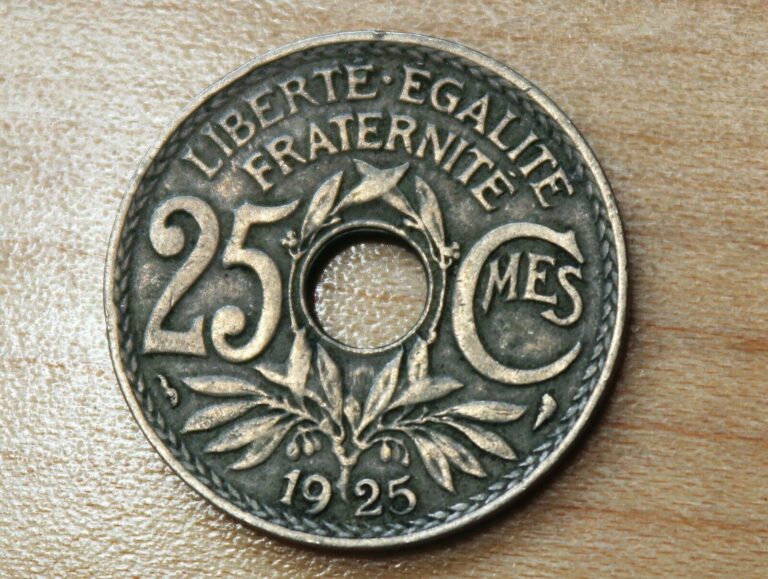 Read more about the article 1925 France 25 Centimes