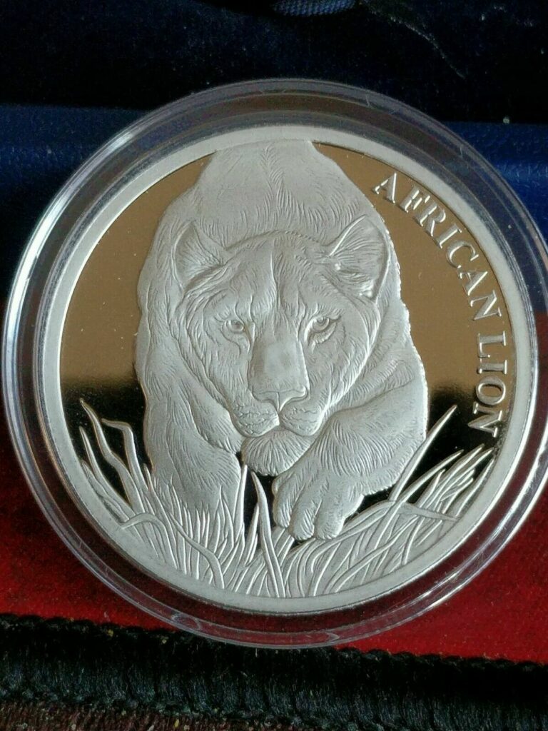 Read more about the article 2017 Republic Of Chad African Lion 1 oz Silver 0.999 Uncirculated