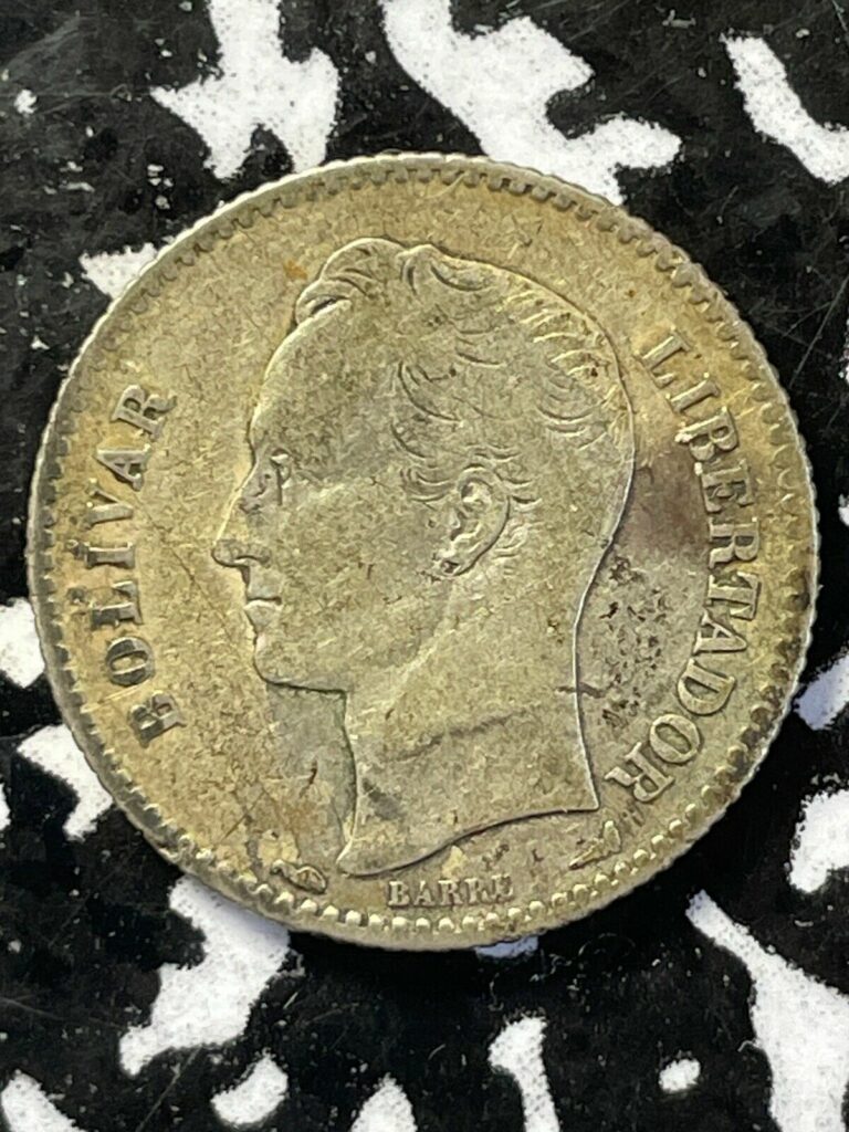 Read more about the article 1911 Venezuela 1 Bolivar Lot#W0811 Silver!