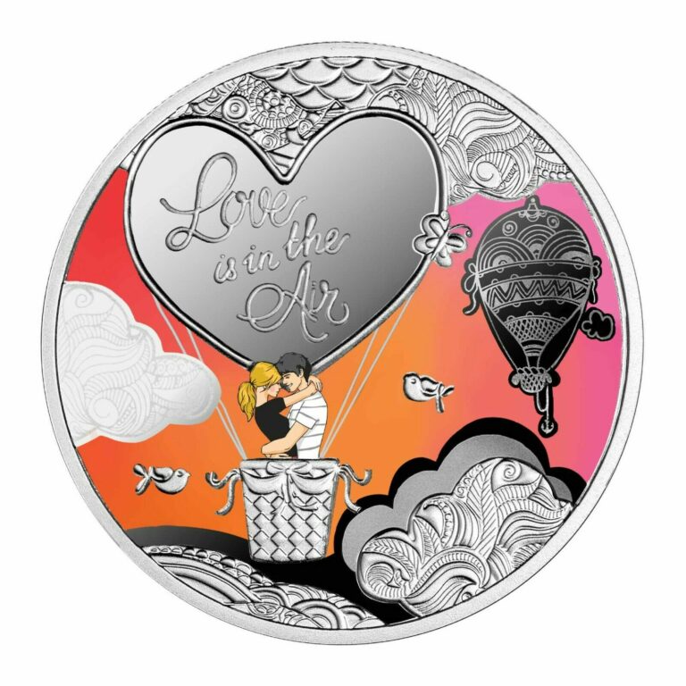 Read more about the article LOVE IS IN THE AIR – 2021 PURE SILVER PROOF COIN – MINT OF POLAND – CAMEROON