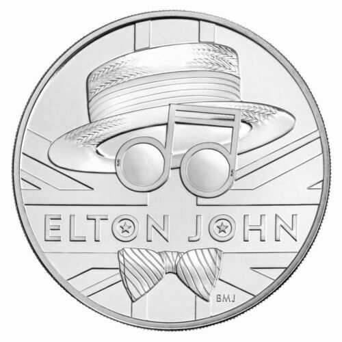 Read more about the article 2020 United Kingdom £5 BU Coin  ELTON JOHN  very nice coins with story pac