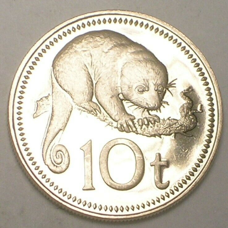 Read more about the article 1975 Papua New Guinea 10 Toea Cuscus Coin Proof