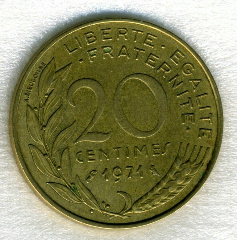 Read more about the article France 20 Centimes 1971 – Coin – .99c flat shipping