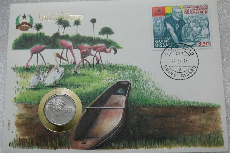 Read more about the article GUINEA BISSAU 1991 COIN COVER B39 #148