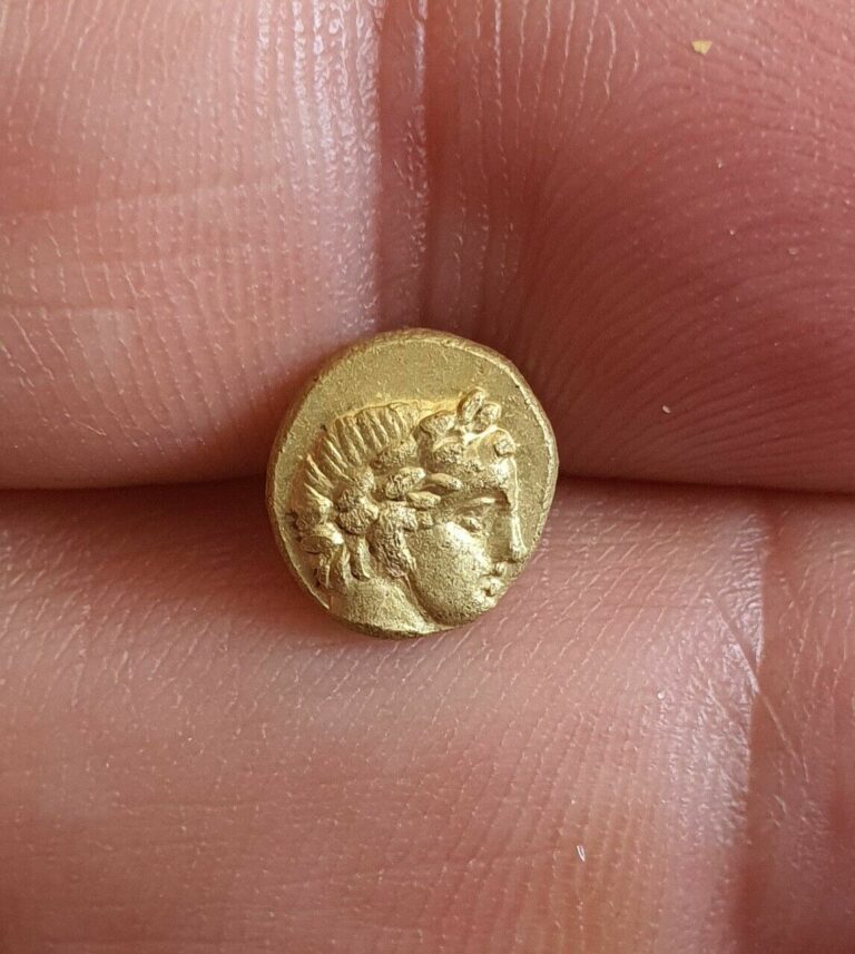 Read more about the article Rare Grece Gold coin KINGDOM OF MACEDONIA  Philippe II 1/8 Stater- 1.06 g.