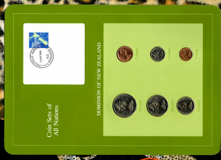Read more about the article Coin Sets of All Nations New Zealand UNC All 1982 but 1 cent 1983