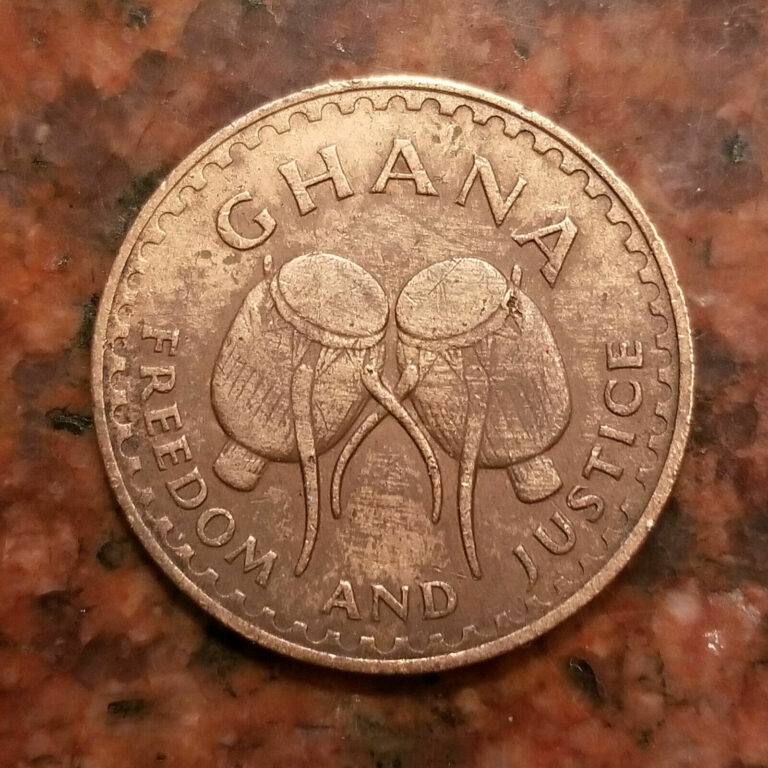 Read more about the article 1967 GHANA ONE PESEWA COIN – #A7041