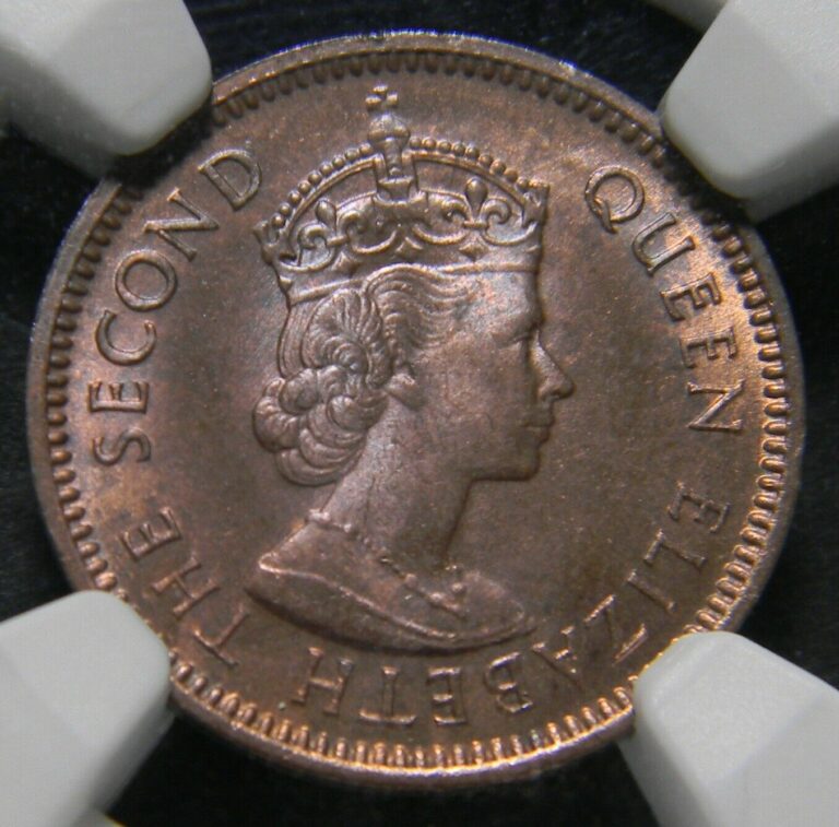 Read more about the article 1965 Mauritius Cent NGC MS 63 RB Low Mintage Toned