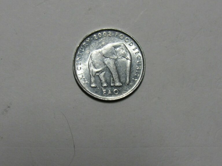 Read more about the article Old Somalia Coin – 2002 5 Shillings Elephant – Circulated