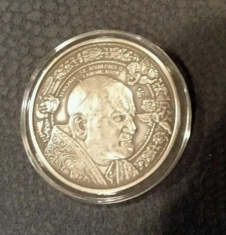 Read more about the article 2014 BURKINA FASO POPE ST. JOHN PAUL CANONIZATION COIN